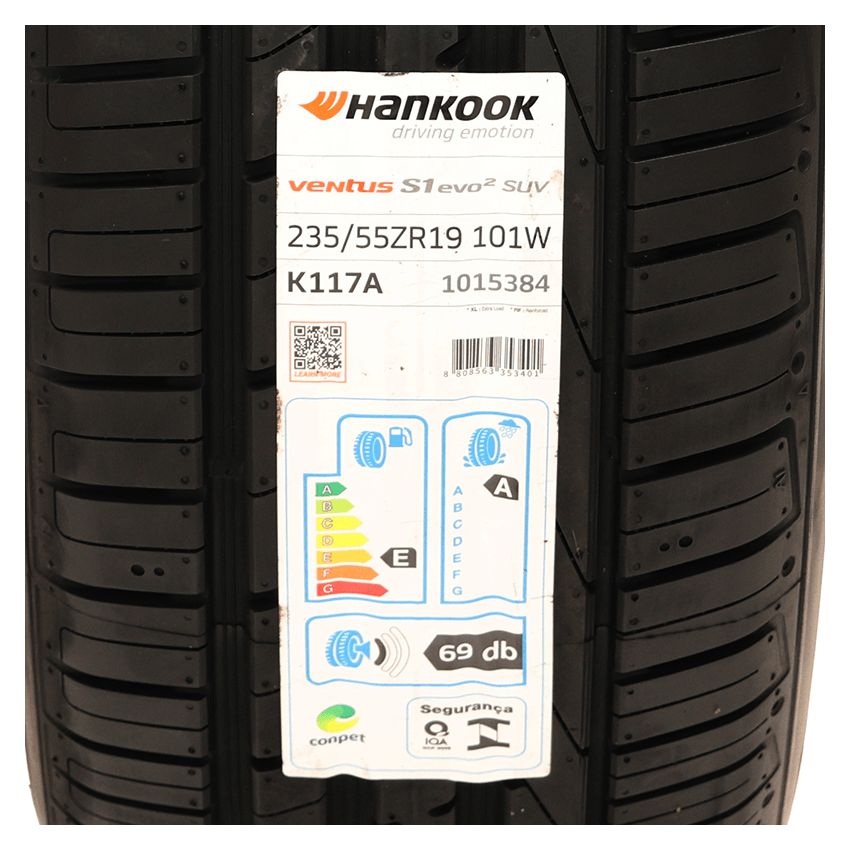 Pneu 235/55R19 Hankook Ventus S1 Evo 2 SUV K117A 101W