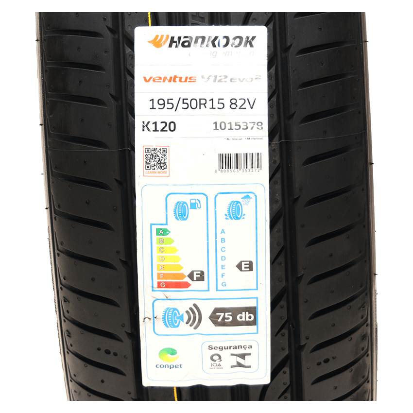 Pneu 195/50R15 Hankook Ventus V12 EVO2 K120 82V