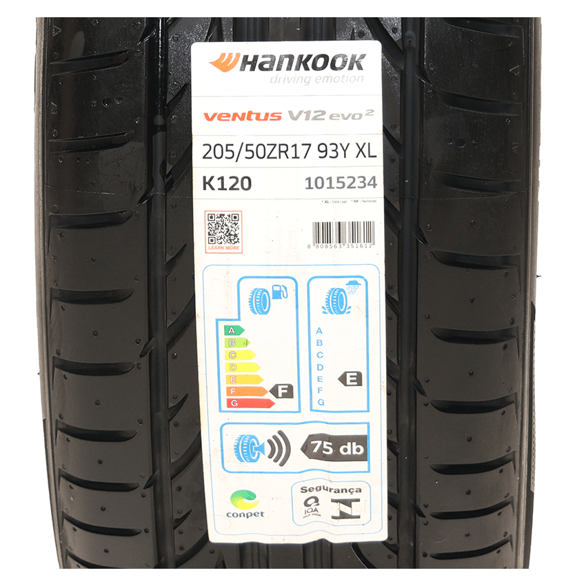 Pneu 205/50R17 Hankook Ventus V12 Evo2 K120 93Y