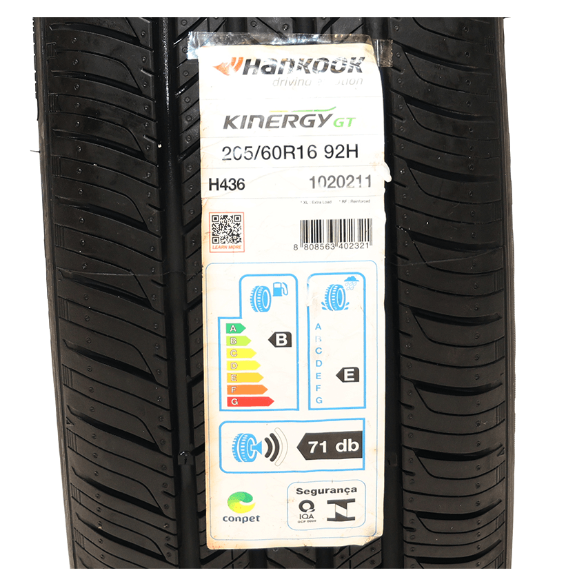 Pneu 205/60R16 Hankook Kinergy GT H436 92H