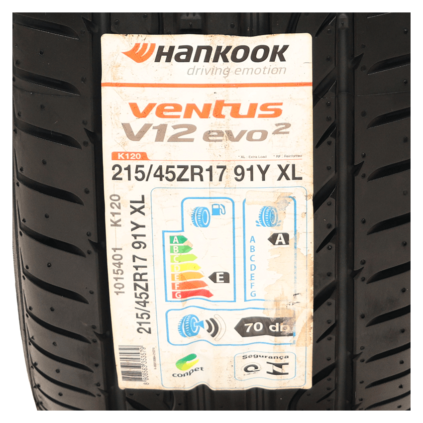 Pneu 215/45R17 Hankook Ventus V12 Evo2 K120 91Y