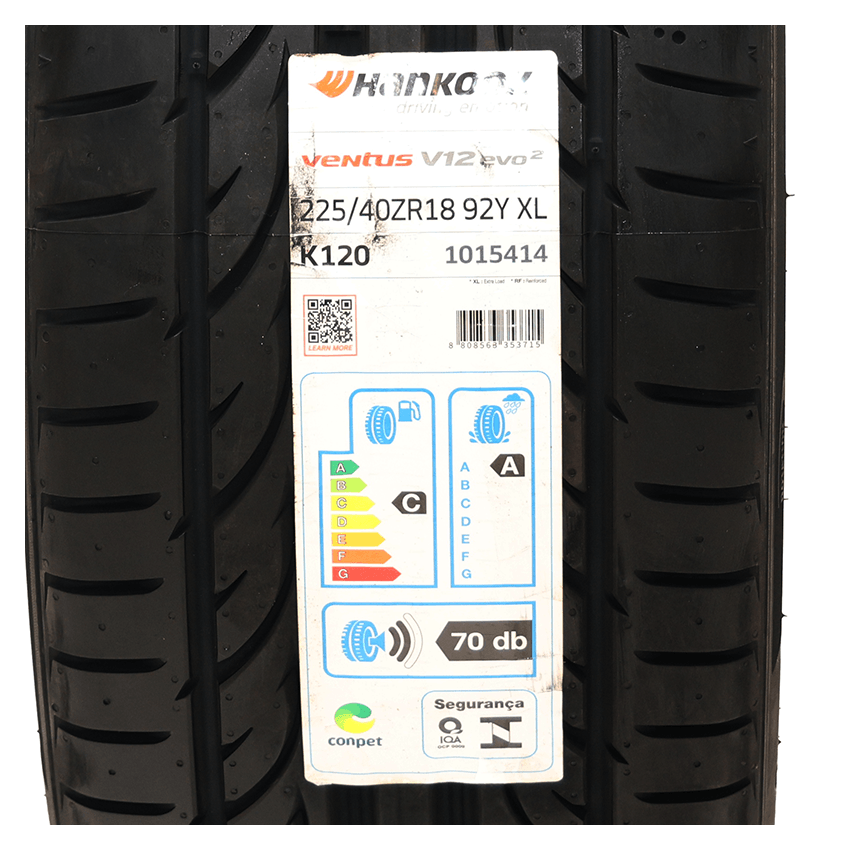 Pneu 225/40R18 Hankook Ventus S1 Evo2 K120 92Y XL