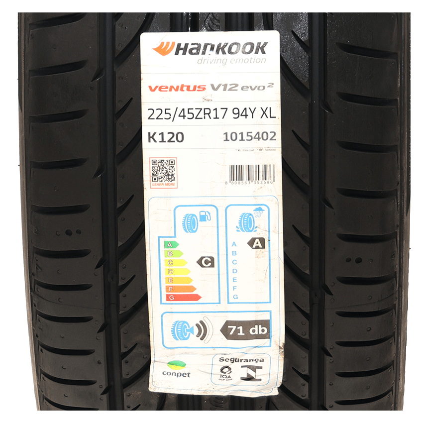 Pneu 225/45R17 Hankook Ventus V12 Evo 2 K120 94Y