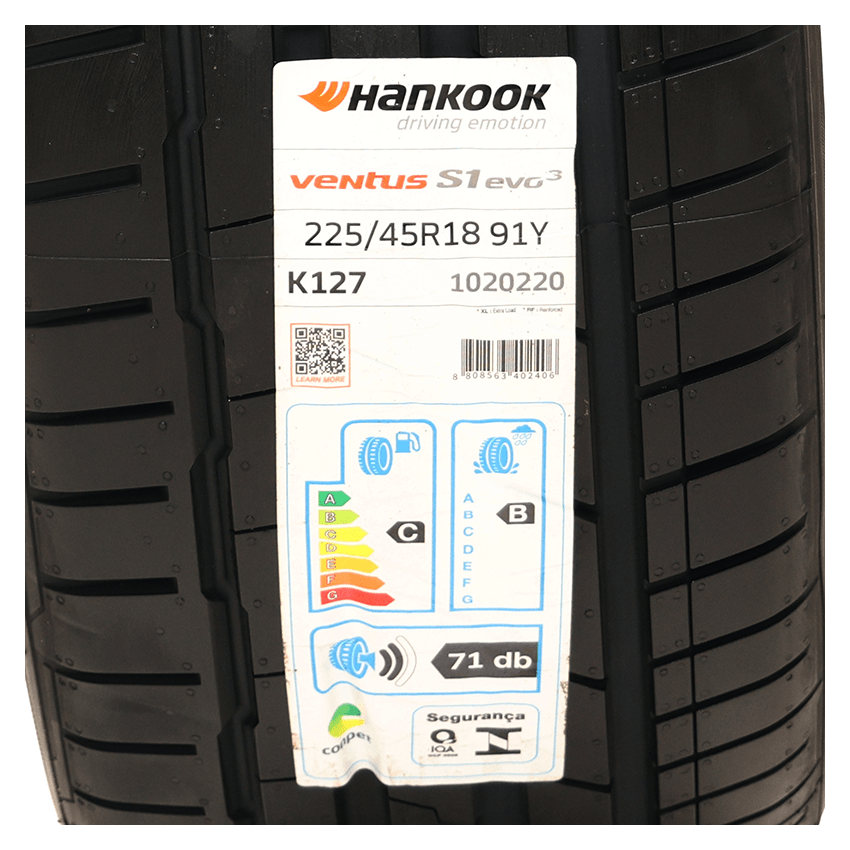 Pneu 225/45R18 Hankook Ventus S1 Evo3 K127 91Y