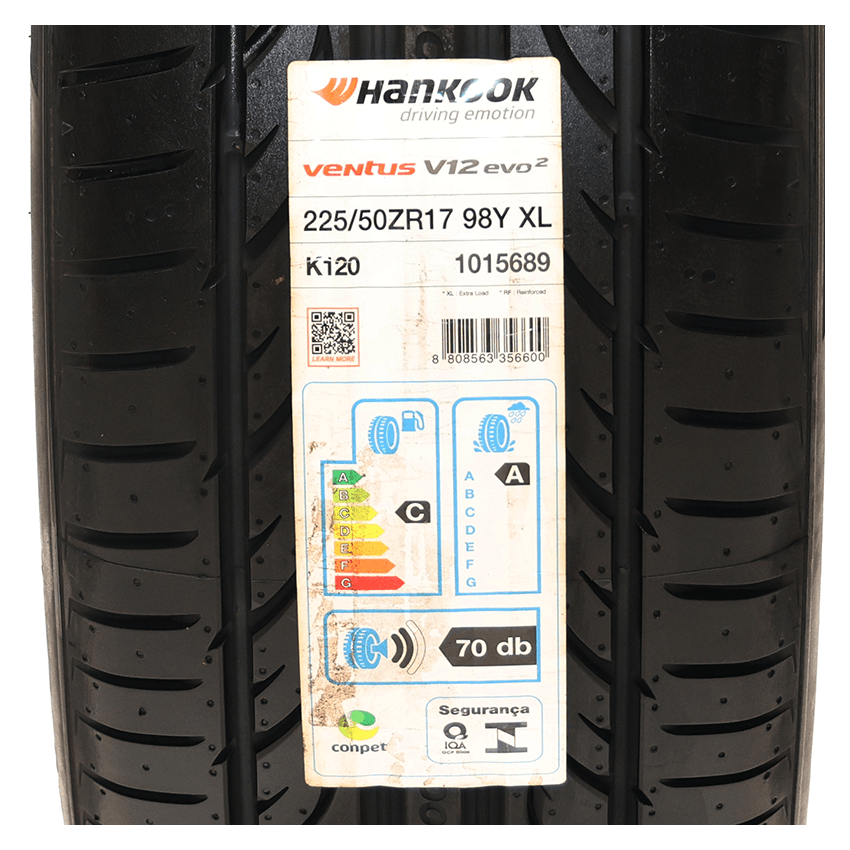 Pneu 225/50R17 Hankook Ventus V12 evo2 K120 98Y