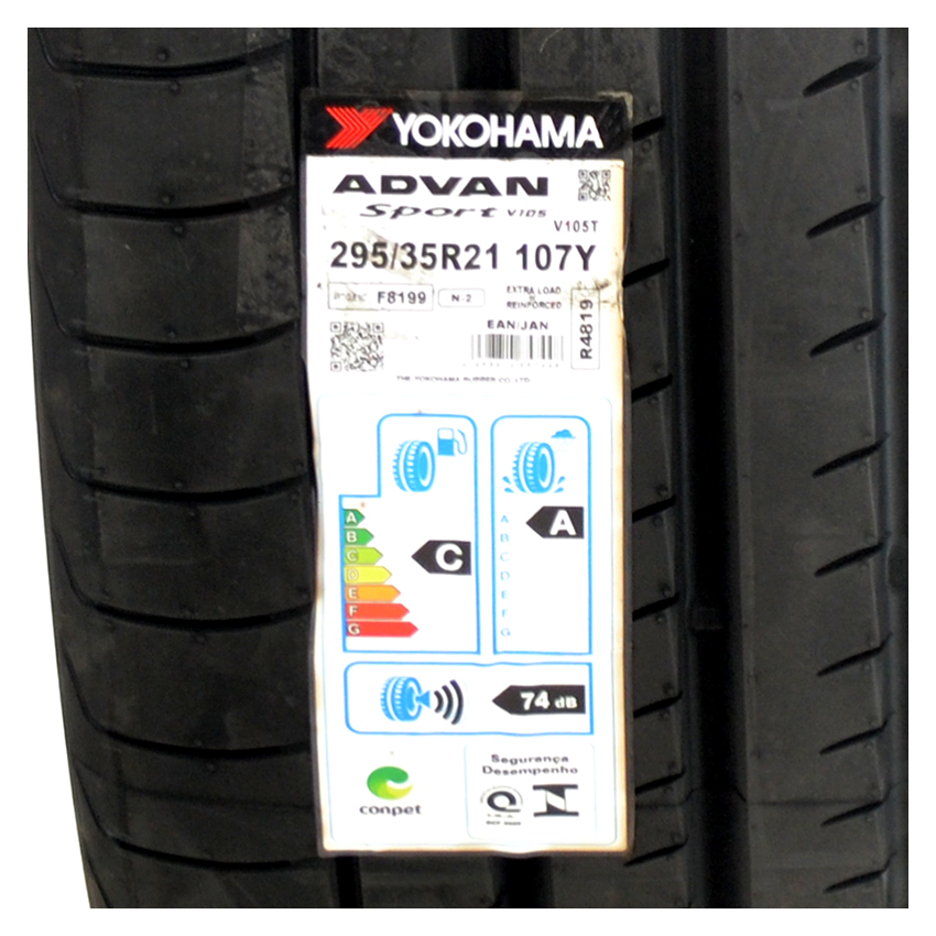 Pneu 295/35R21 Yokohama Advan Sport V105 107Y