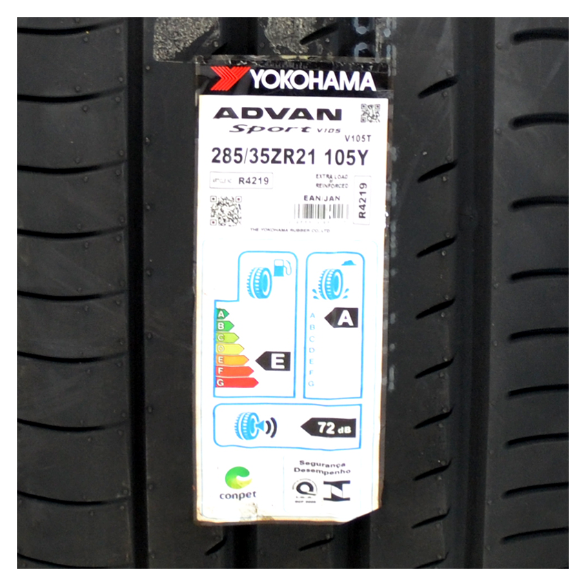 Pneu 285/35R21 Yokohama Advan Sport V105 105Y