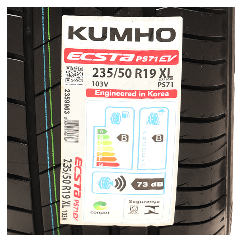 Pneu 235/50R19 Kumho Ecsta PS71 EV 103V XL