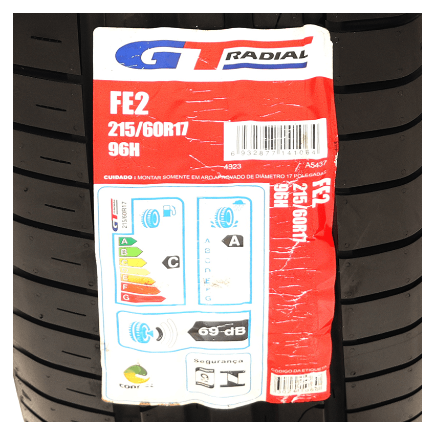 Pneu 215/60R17 GT Radial FE2 96H