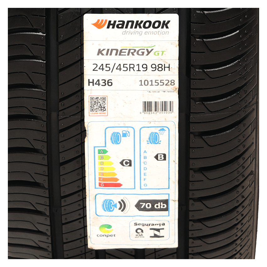 Pneu 245/45R19 Hankook Kinergy GT H436 98H