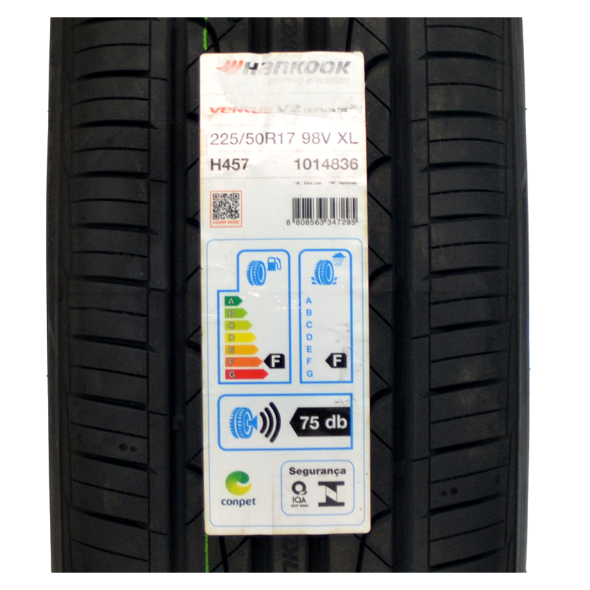Pneu 225/50R17 Hankook Ventus V2 Concept 2 H457 98V