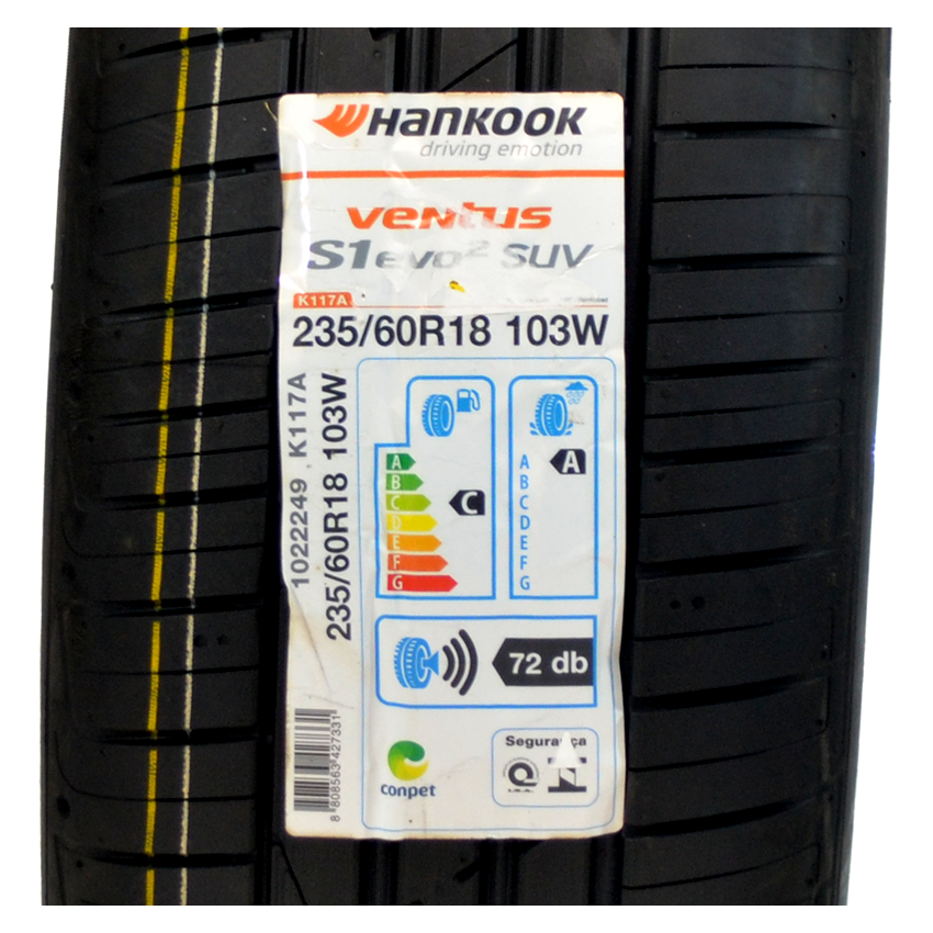 Pneu 235/60R18 Hankook Ventus S1 evo2 SUV K117A 103W 