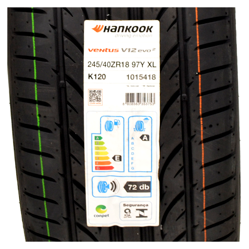 Pneu 245/40R18 Hankook Ventus V12 Evo2 K120 97Y