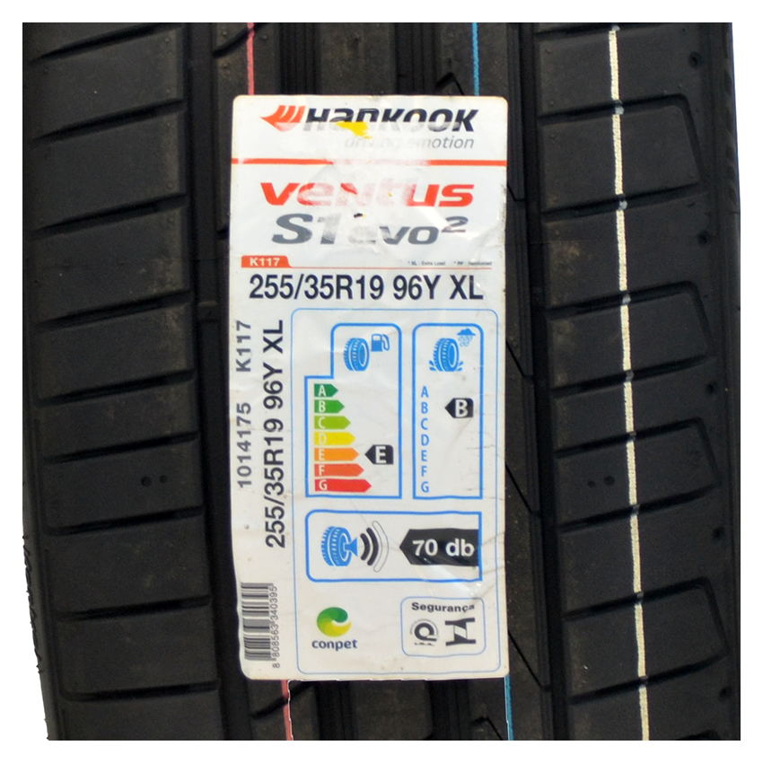 Pneu 255/35R19 Hankook Ventus S1 Evo2 K117 96Y