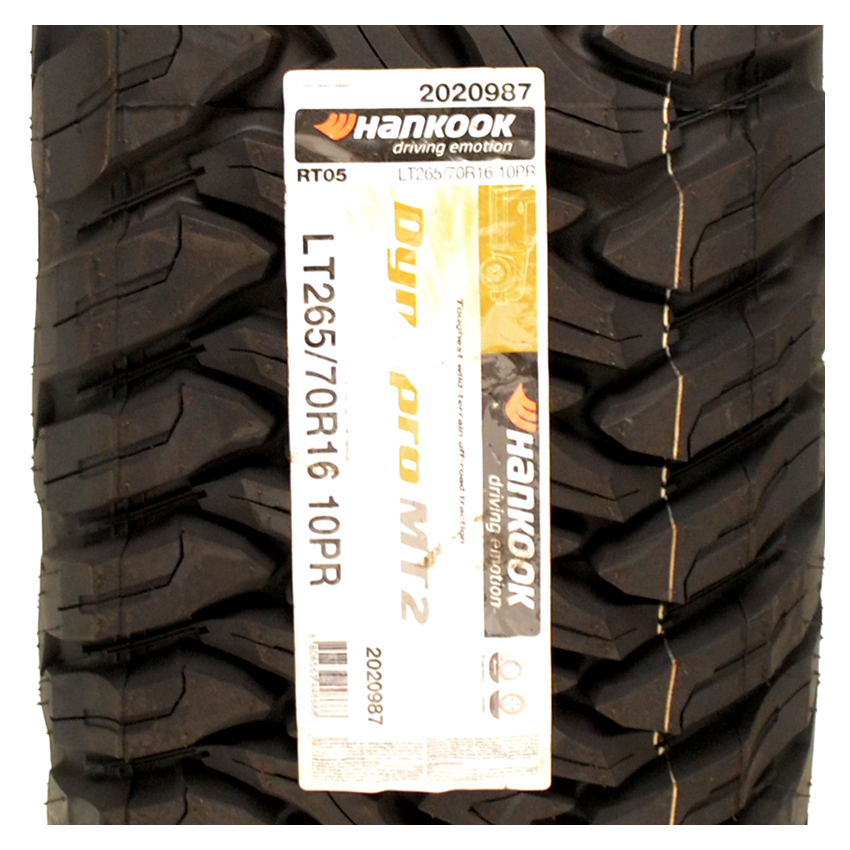 Pneu 265/70R16 Hankook Dynapro MT2 RT05 121/118Q