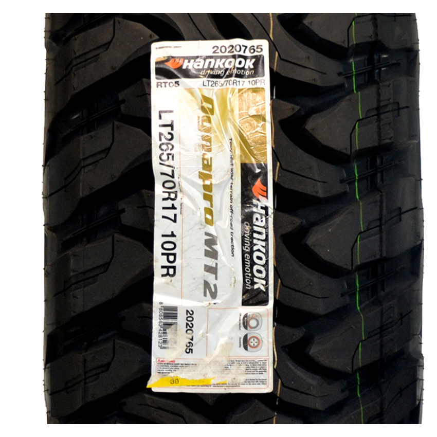 Pneu 265/70R17 Hankook Dynapro RT05 M/T 10PR 121/118Q