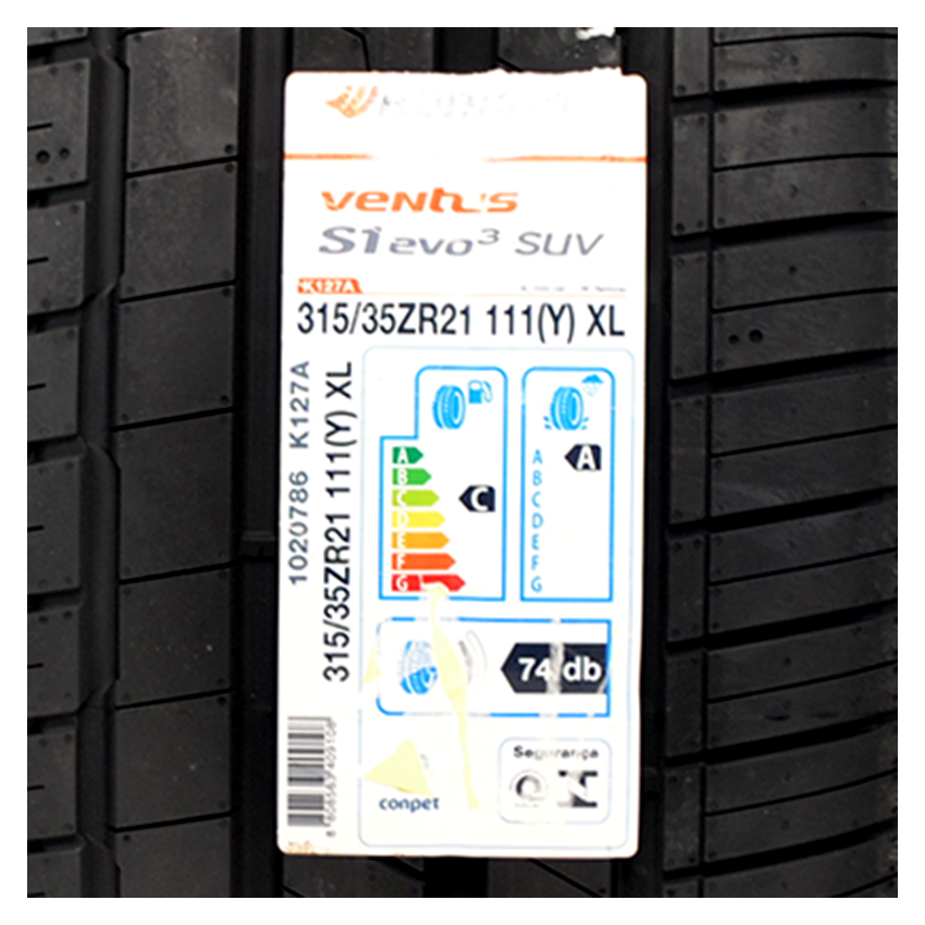 Pneu 315/35R21 Hankook S1 evo3 SUV K127A 111Y