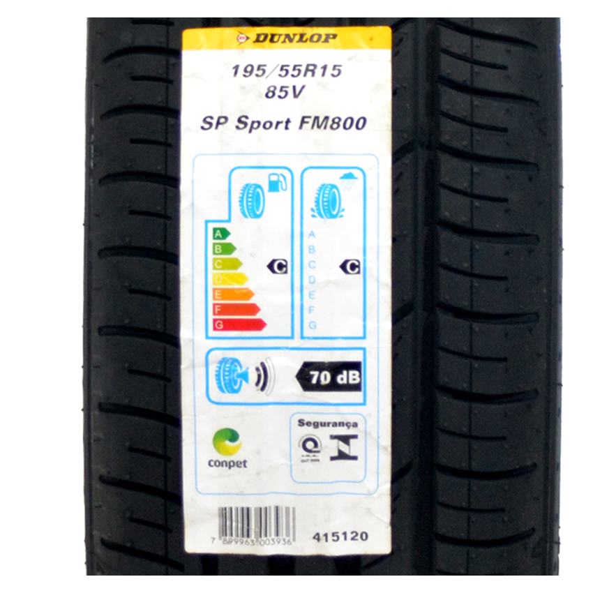 Pneu 195/55R15 Dunlop SP Sport FM800 85V