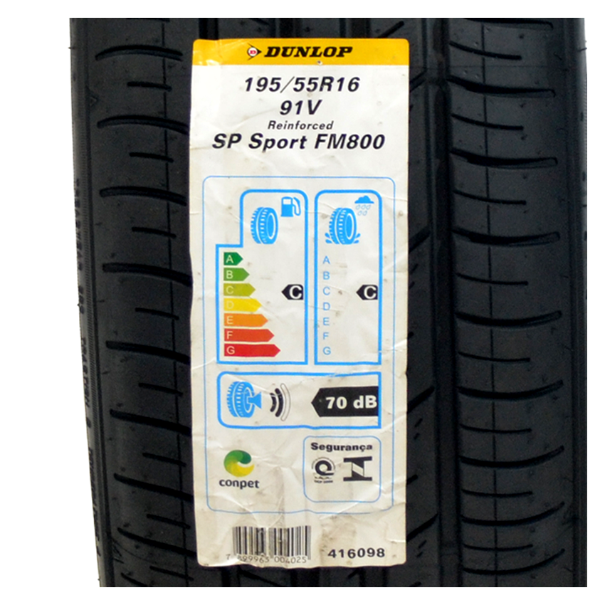 Pneu 195/55R16 Dunlop SP Sport FM800 91V