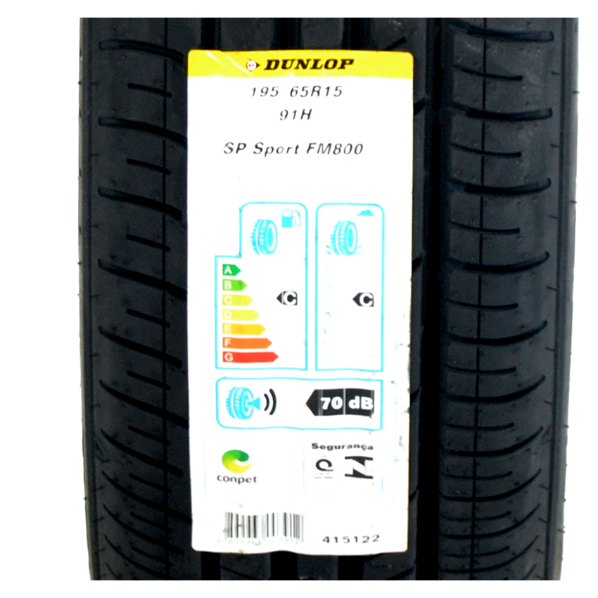 Pneu 195/65R15 Dunlop SP Sport FM800 91H