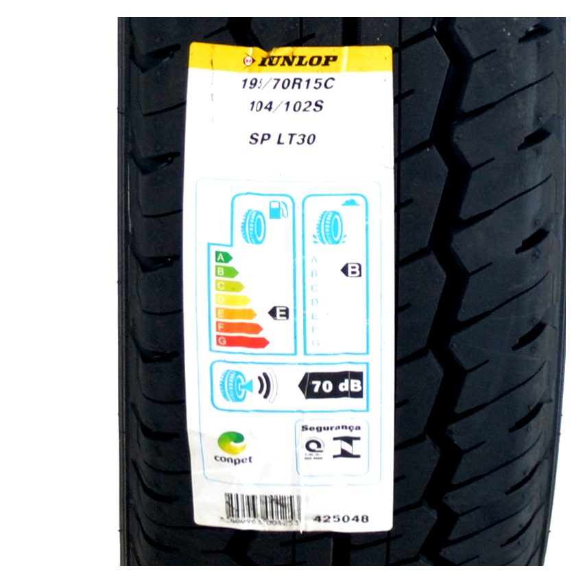Pneu 195/70R15C Dunlop SP LT30 104/102S 8 Lonas Carga