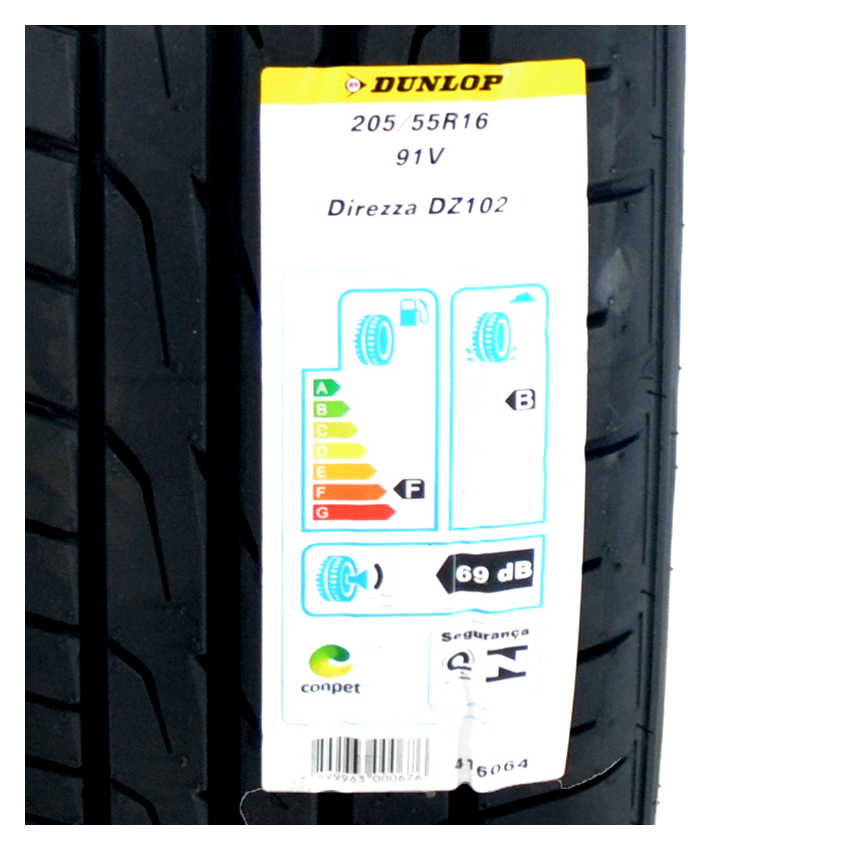 Pneu 205/55R16 Dunlop Direzza DZ102 91V