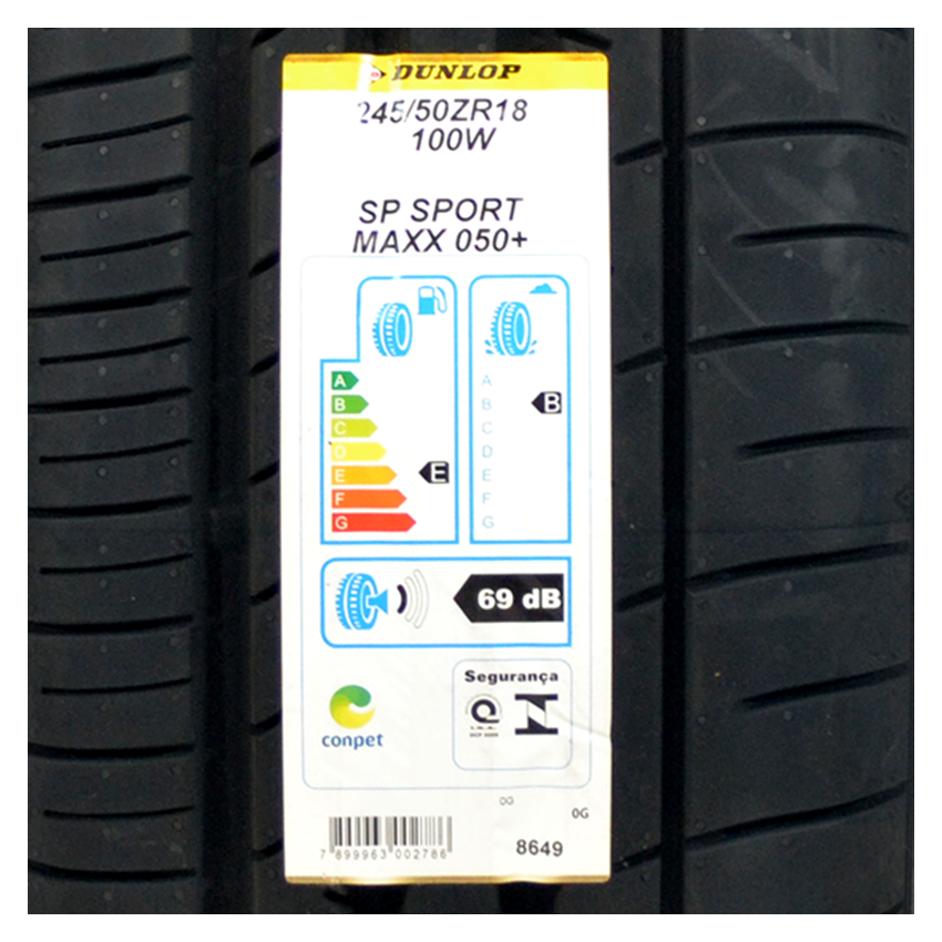 Pneu 245/50R18 Dunlop SP Sport MAXX 050+ 100W