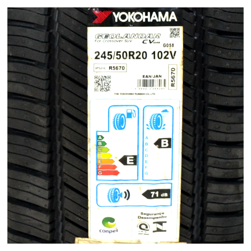 Pneu 245/50R20 Yokohama Geolandar CV G058 102V