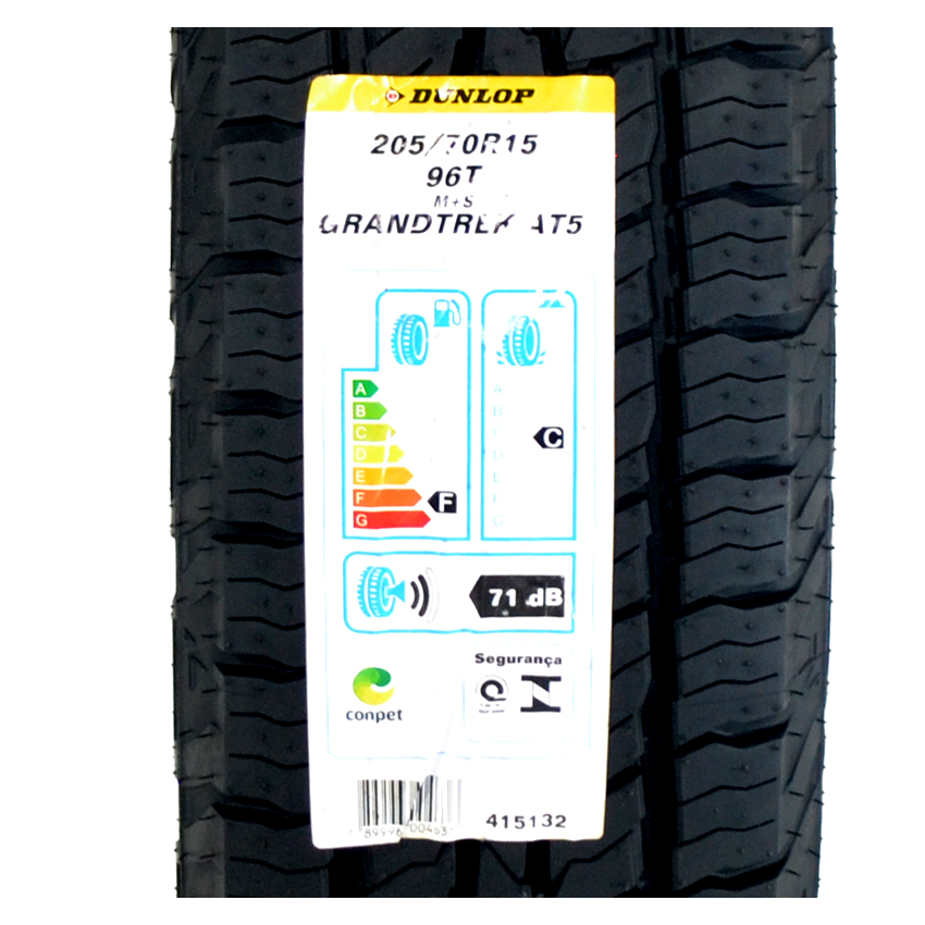 Pneu 205/70R15 Dunlop Grandtrek AT5 96T
