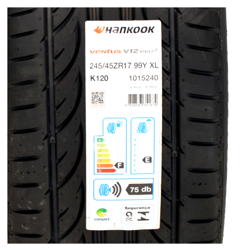 Pneu 245/45R17 Hankook Ventus V12 Evo2 K120 99Y