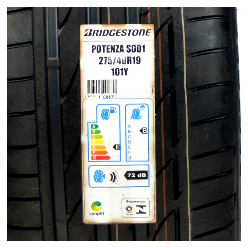 Pneu 275/40R19 Bridgestone Potenza S001 101Y Runflat