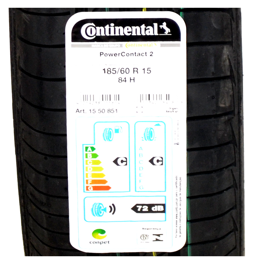 Pneu 185/60R15 Continental PowerContact 2 84H
