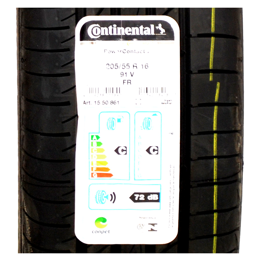 Pneu 205/55R16 Continental PowerContact 2 91V