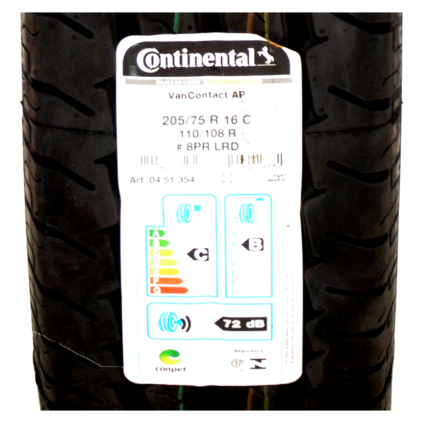 Pneu 205/75R16C Continental Vancontact AP 8PR 110/108R