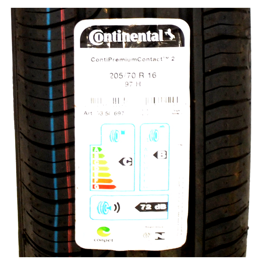 Pneu 205/70R16 Continental ContiPremiumContact 2 97H