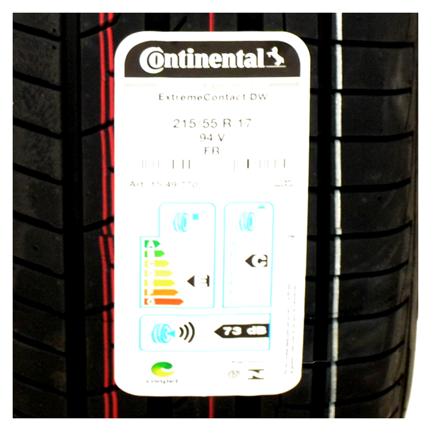 Pneu 215/55R17 Continental ExtremeContact DW 94V