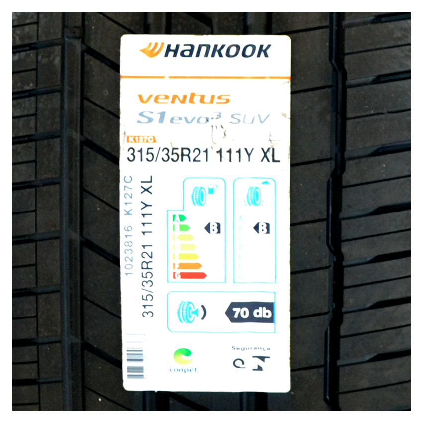 Jogo de Pneus X5 e X6 275/40r21 e 315/35r21 Hankook K127C Runflat