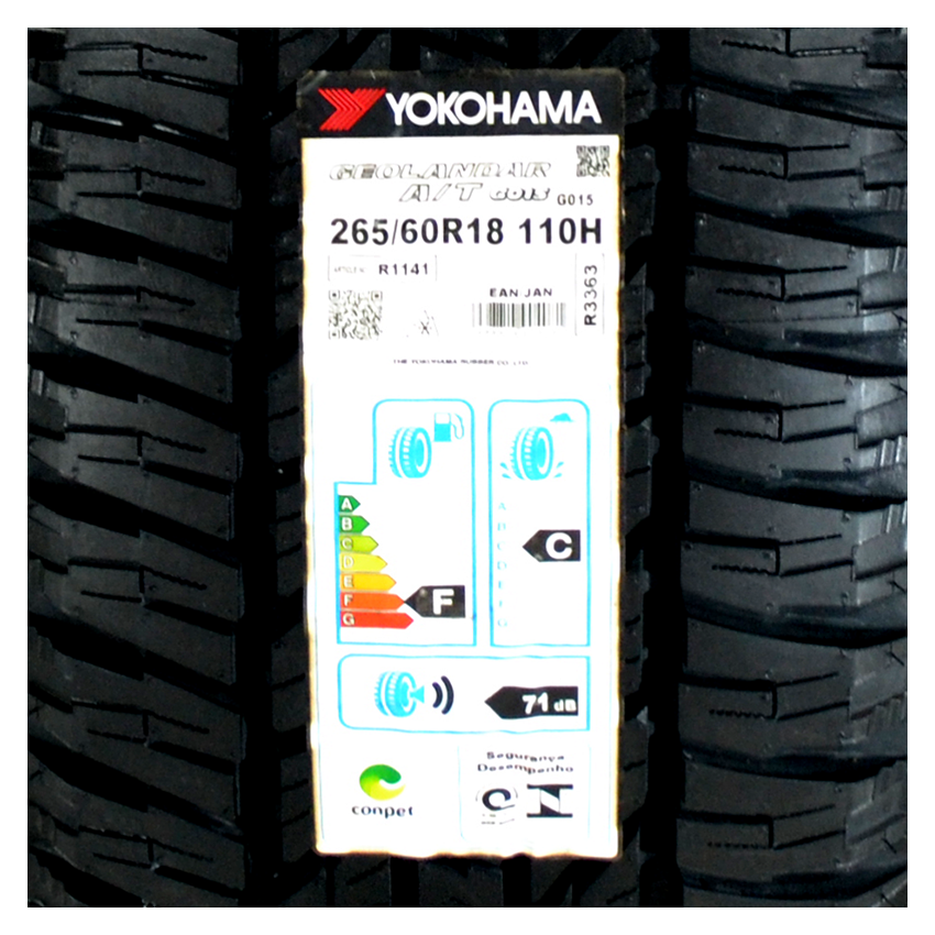 Pneu 265/60R18 Yokohama Geolandar A/T G015 110H