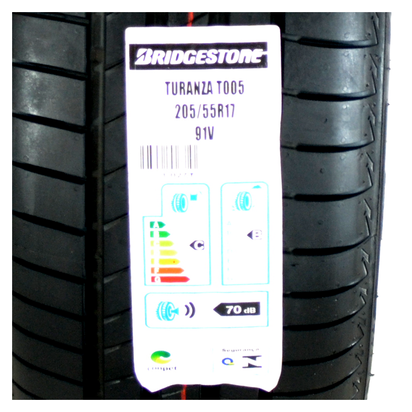 Pneu 205/55R17 Bridgestone Turanza T005 91V
