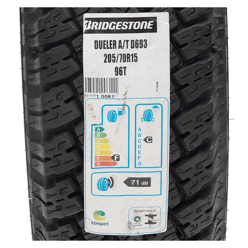 Pneu 205/70R15 Bridgestone Dueler A/T D693 96T