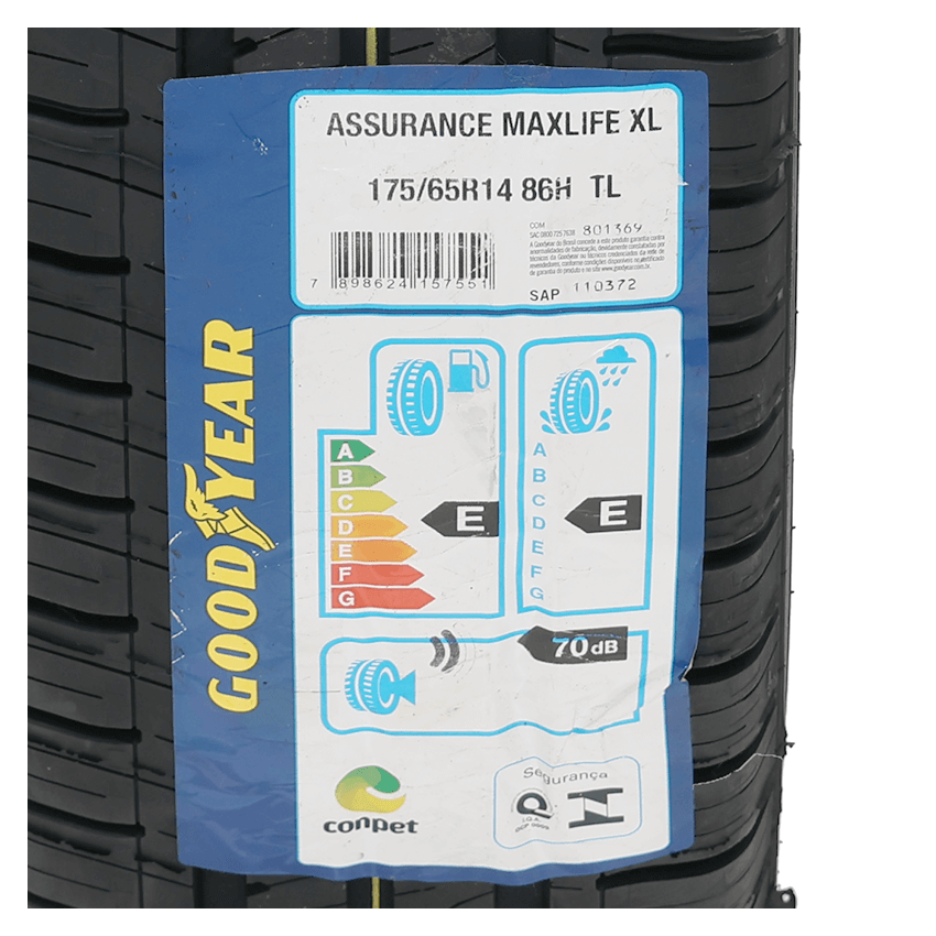 Pneu 175/65R14 Goodyear Assurance Maxlife 86H