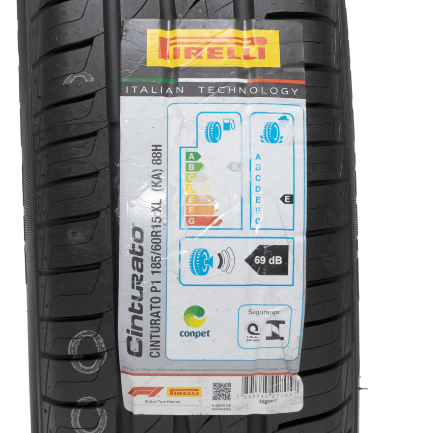 Pneu 185/60R15 Pirelli Cinturato P1 88H