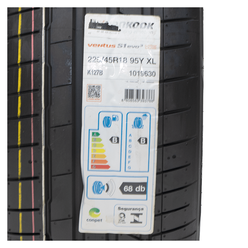 Pneu 225/45R18 Hankook Ventus S1 Evo3 K127B 95Y Runflat