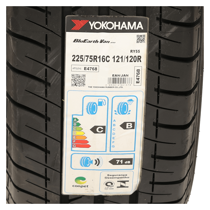 Pneu 225/75R16C Yokohama BluEarth-Van RY55 121/120R