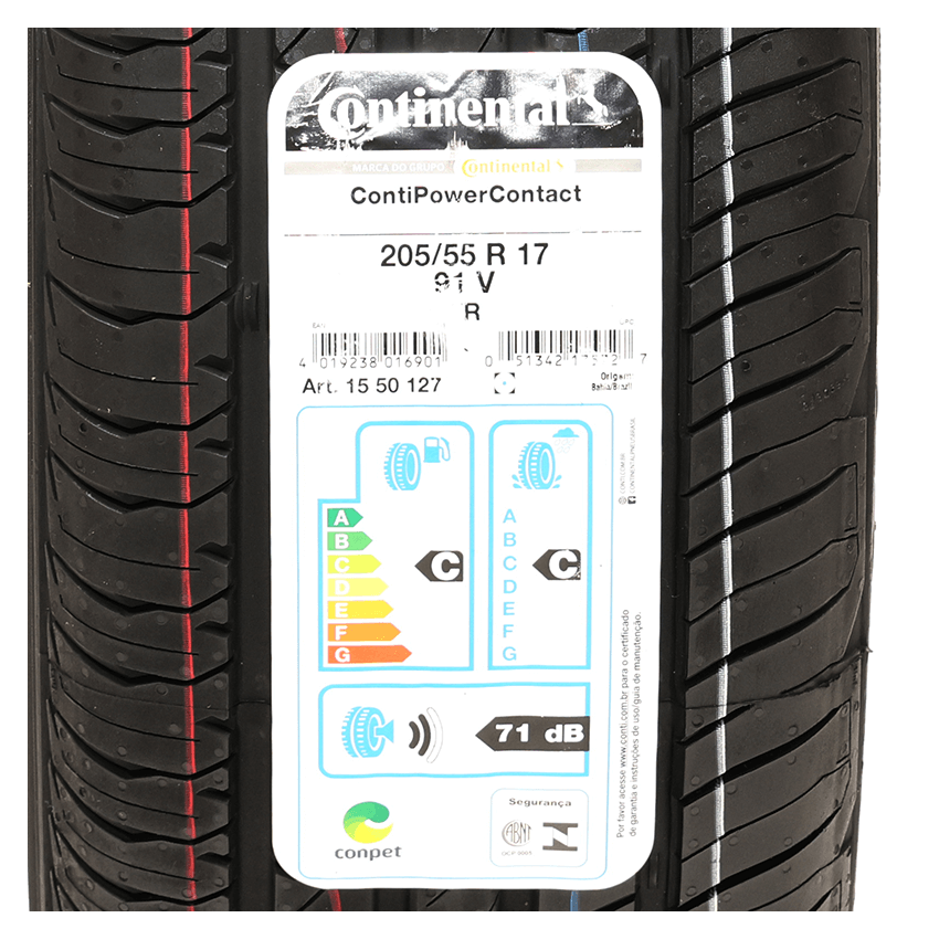 Pneu 205/55R17 Continental ContiPowerContact 91V