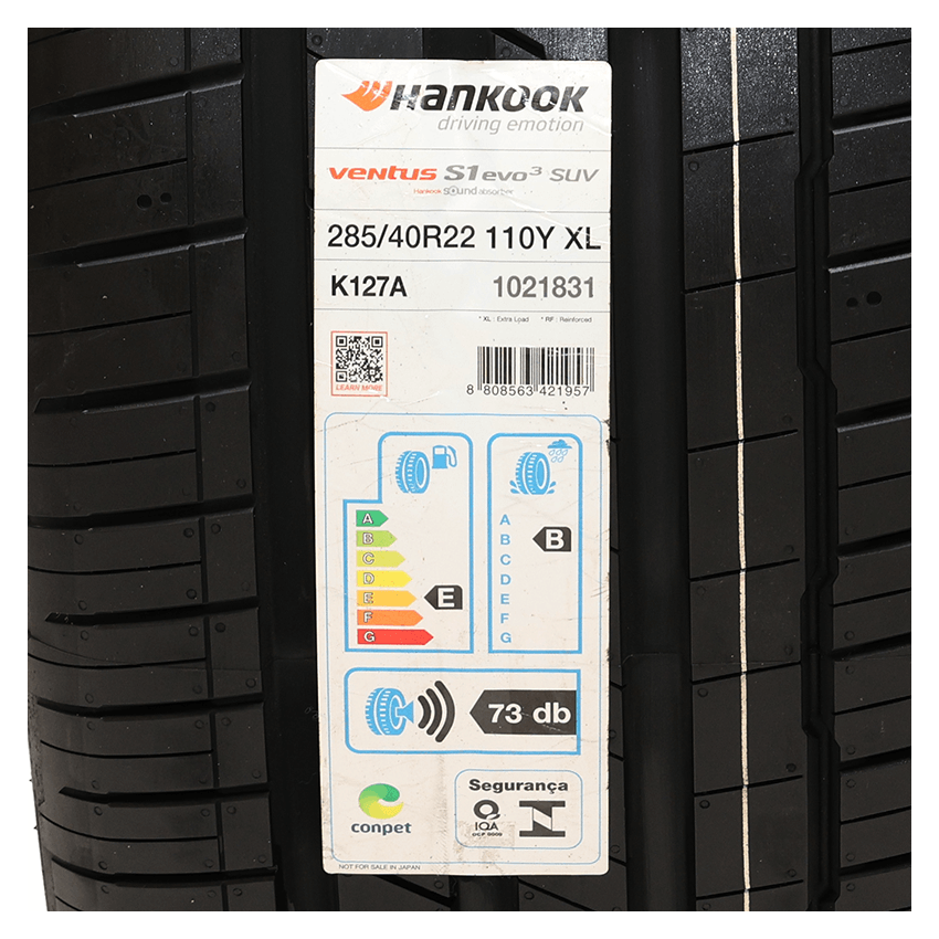 Pneu 285/40R22 Hankook Ventus S1 Evo3 SUV K127A 110Y
