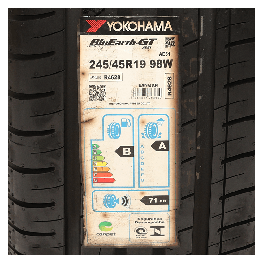 Pneu 245/45R19 Yokohama Bluearth GT AE51 98W