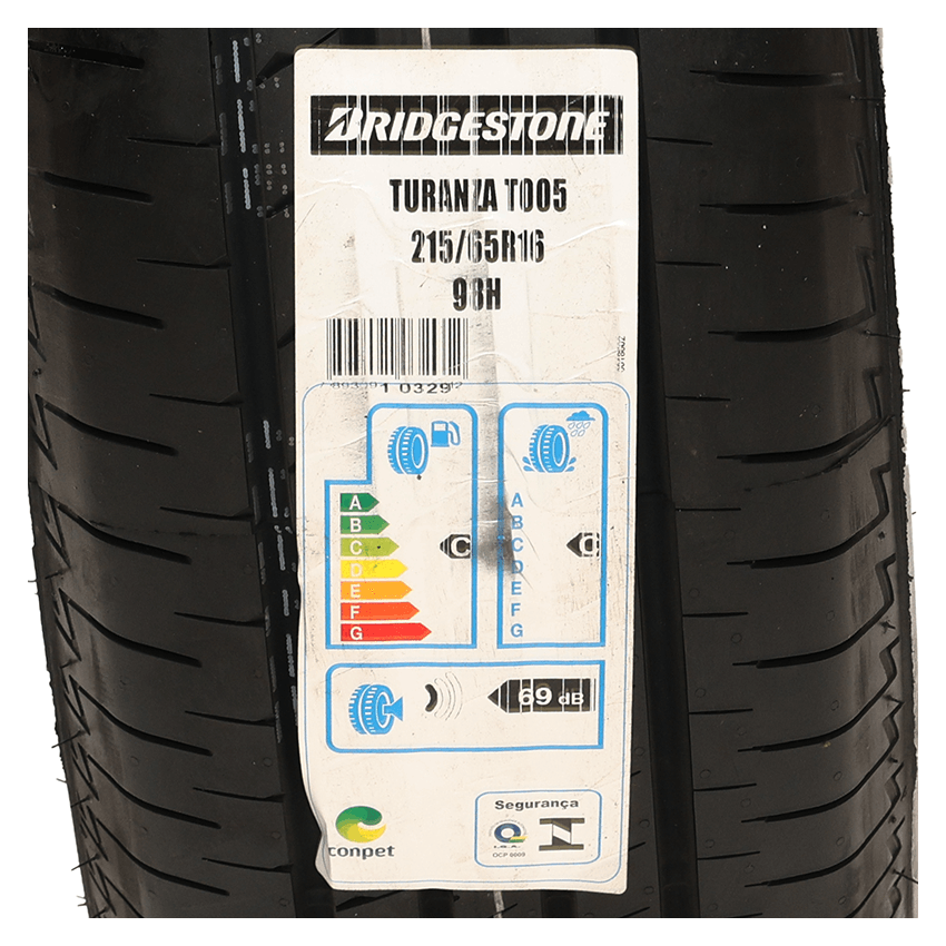 Pneu 215/65R16 Bridgestone Turanza T005 98H