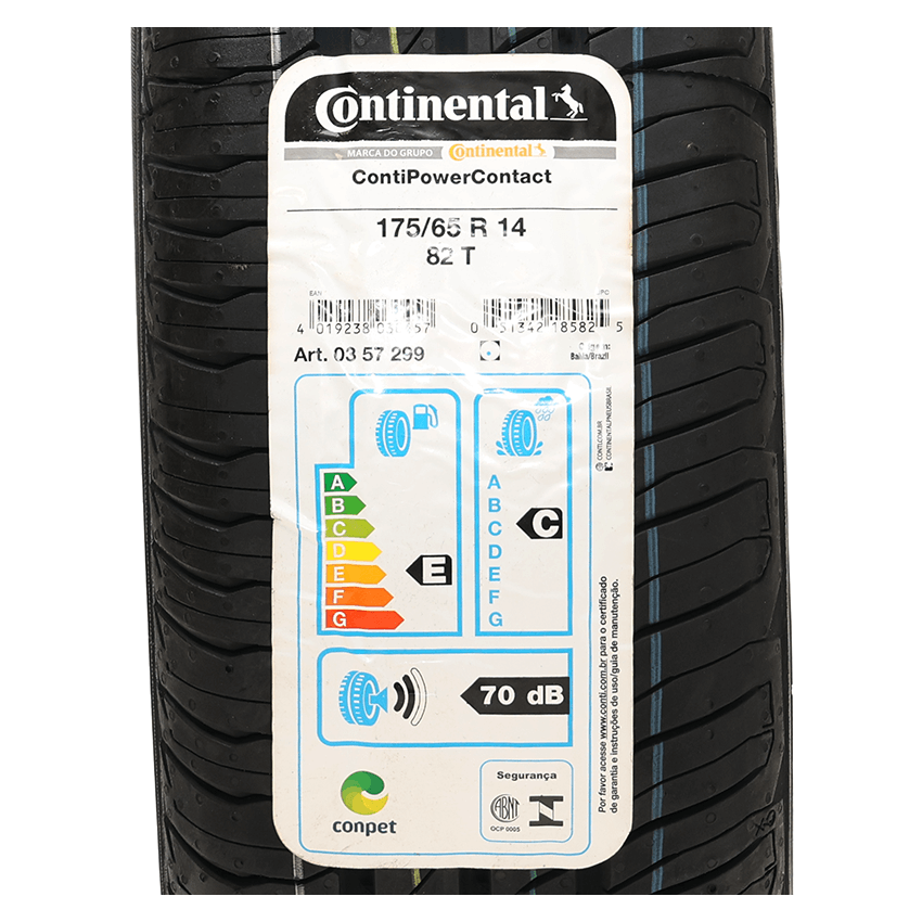 Pneu 175/65R14 Continental Contipowercontact 82T