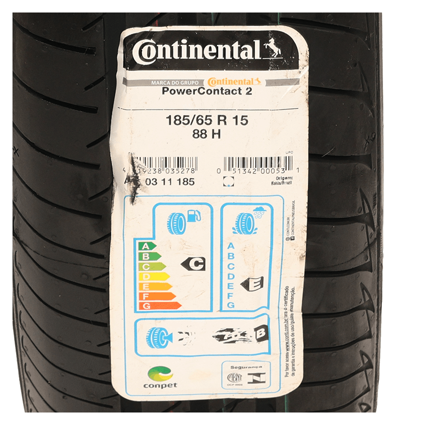 Pneu 185/65R15 Continental PowerContact 2 88H